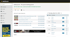 Desktop Screenshot of betbuzz.net