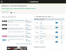 Tablet Screenshot of betbuzz.net